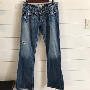 GUC Distressed BKE Stella Bootcut Jeans